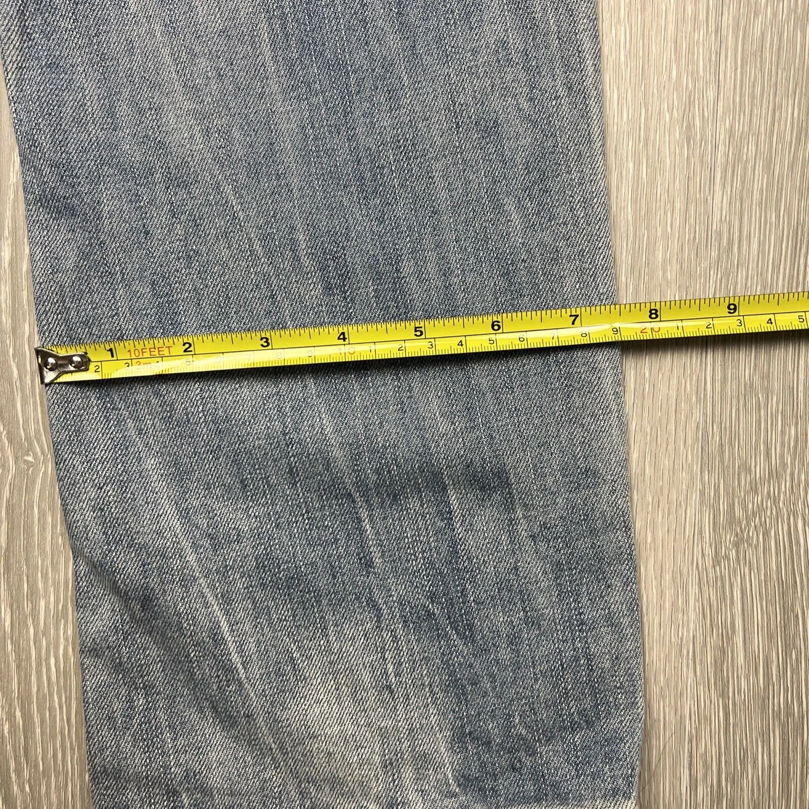 Legend & Souls Mens Red taper Fit Distressed Jeans Size 30 / 34