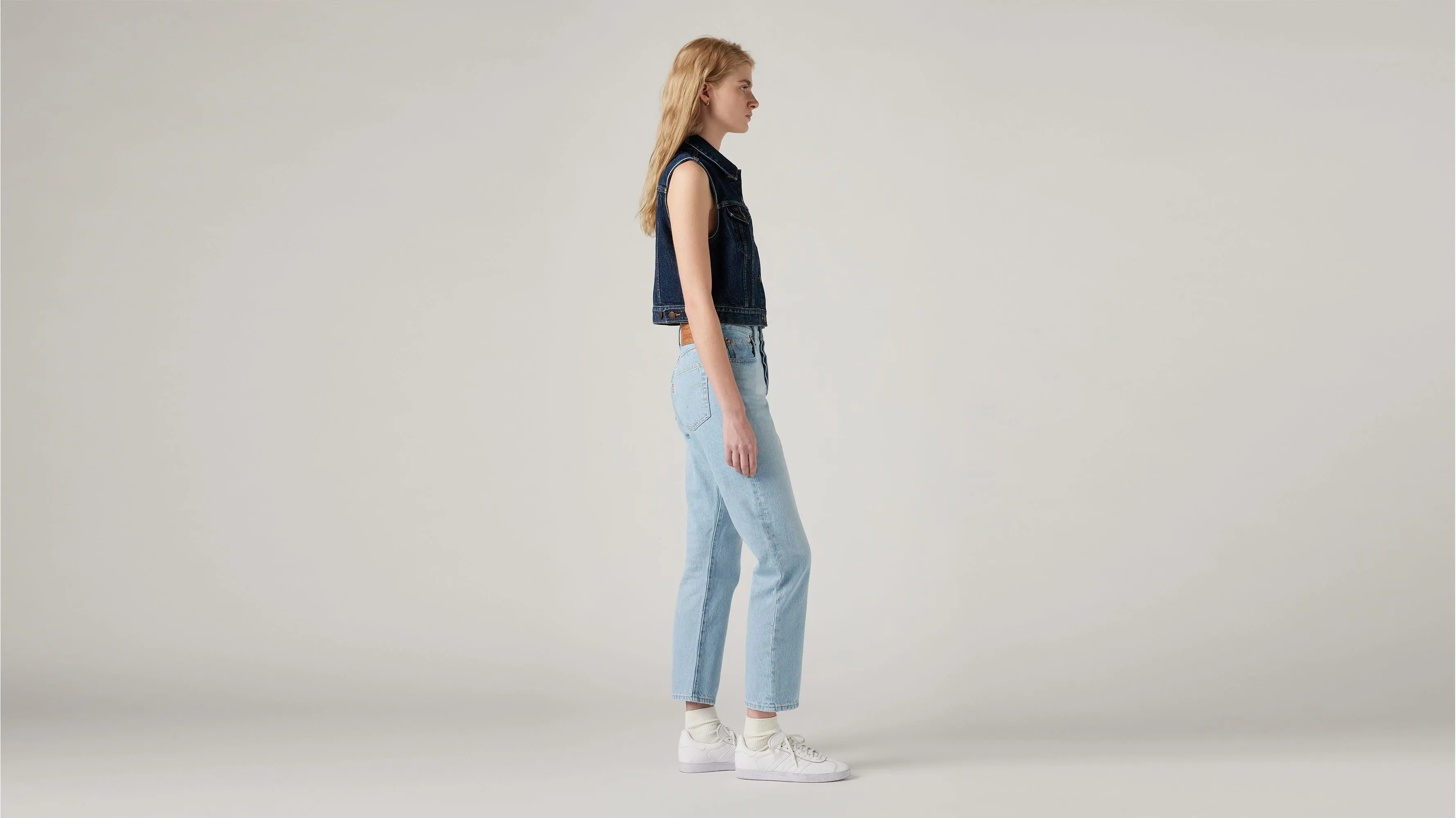 Levis | 501® Levi's® Crop Jeans | 0124 hellused