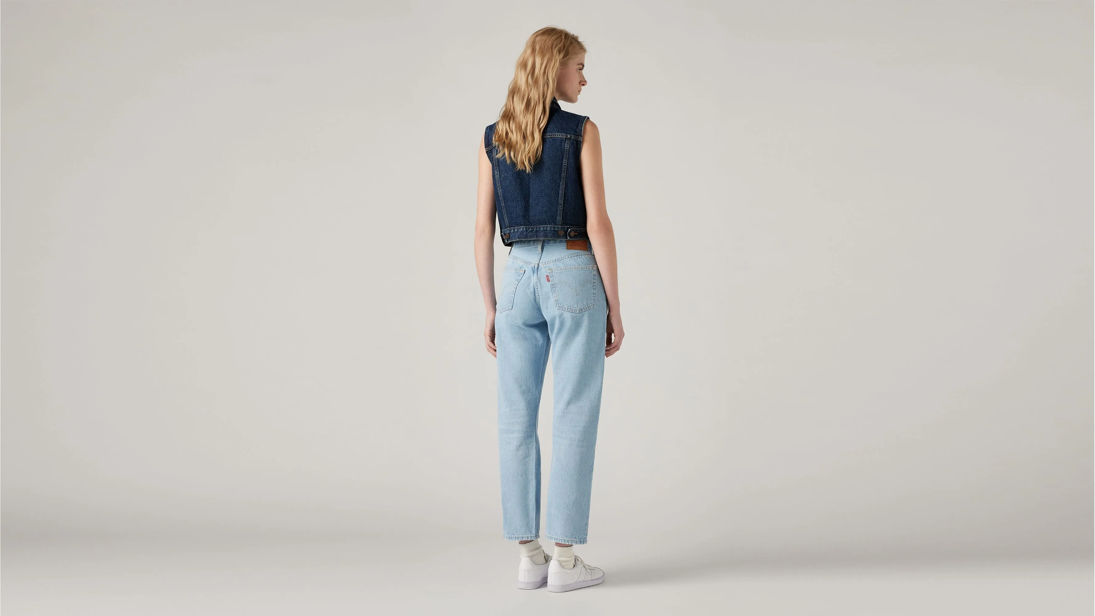 Levis | 501® Levi's® Crop Jeans | 0124 hellused