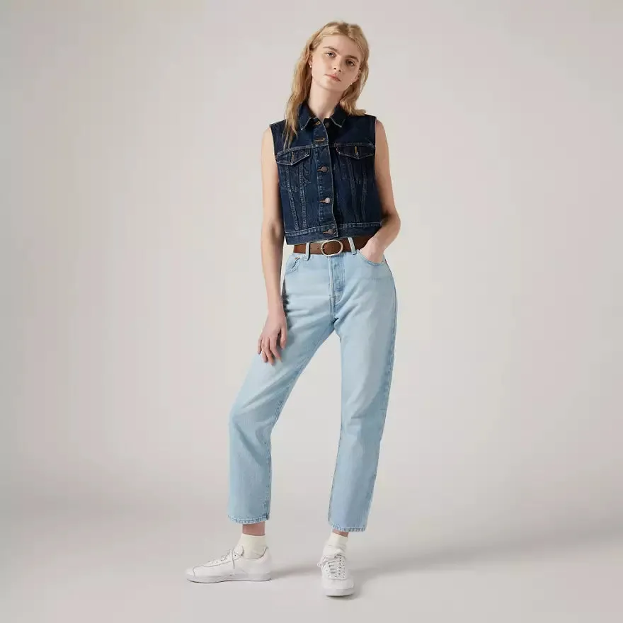 Levis | 501® Levi's® Crop Jeans | 0124 hellused