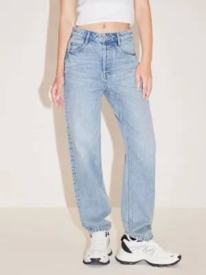 Light Blue Straight Fit Jeans