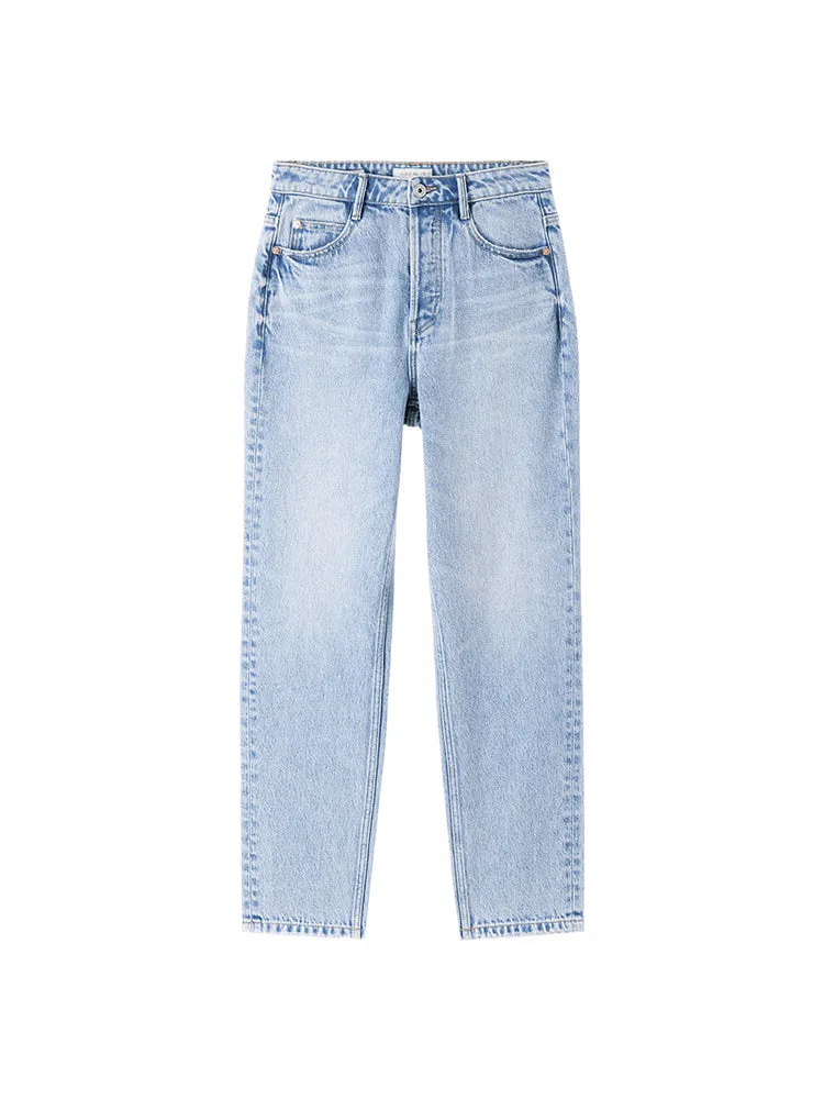 Light Blue Straight Fit Jeans
