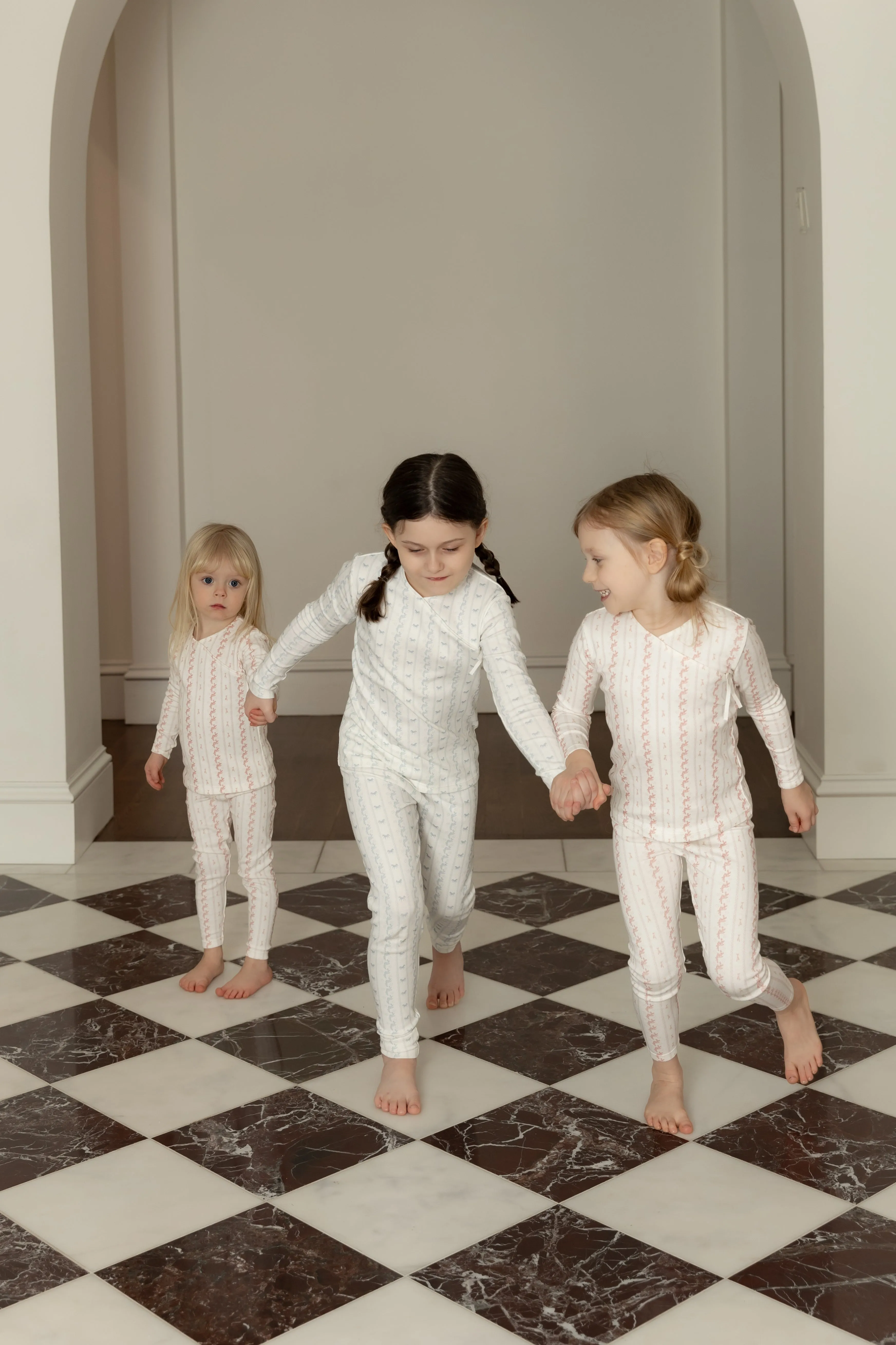 Linear nostalgia pink loungewear by Bee & Dee
