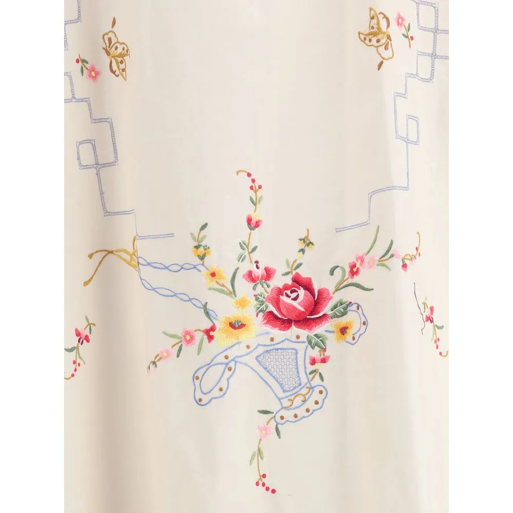 Long Jacket with floral details