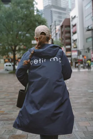 LONG PARKA IN NIGHT BLUE