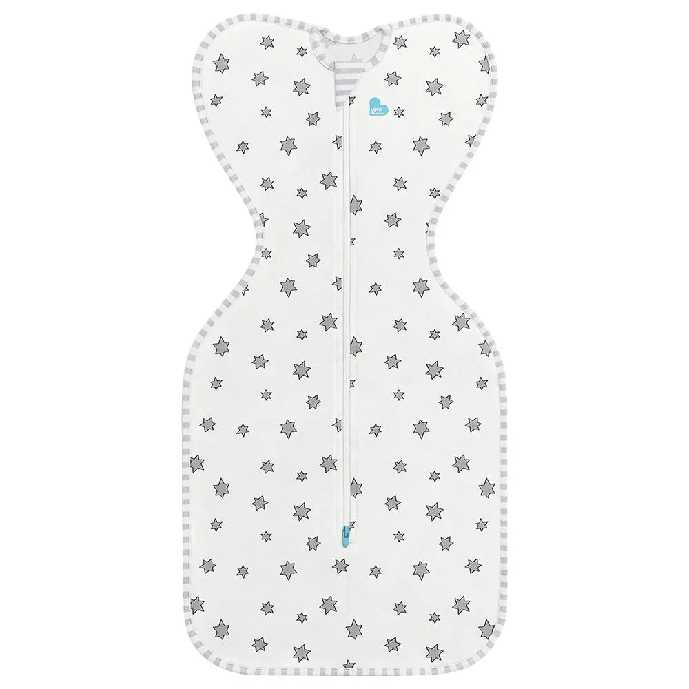 Love To Dream Swaddle UP  Bamboo 0.2 Tog Lite Cream (Stars)