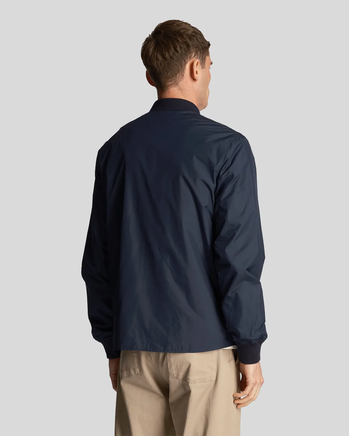 Lyle And Scott JK2006V Bomber Jacket Dark Navy