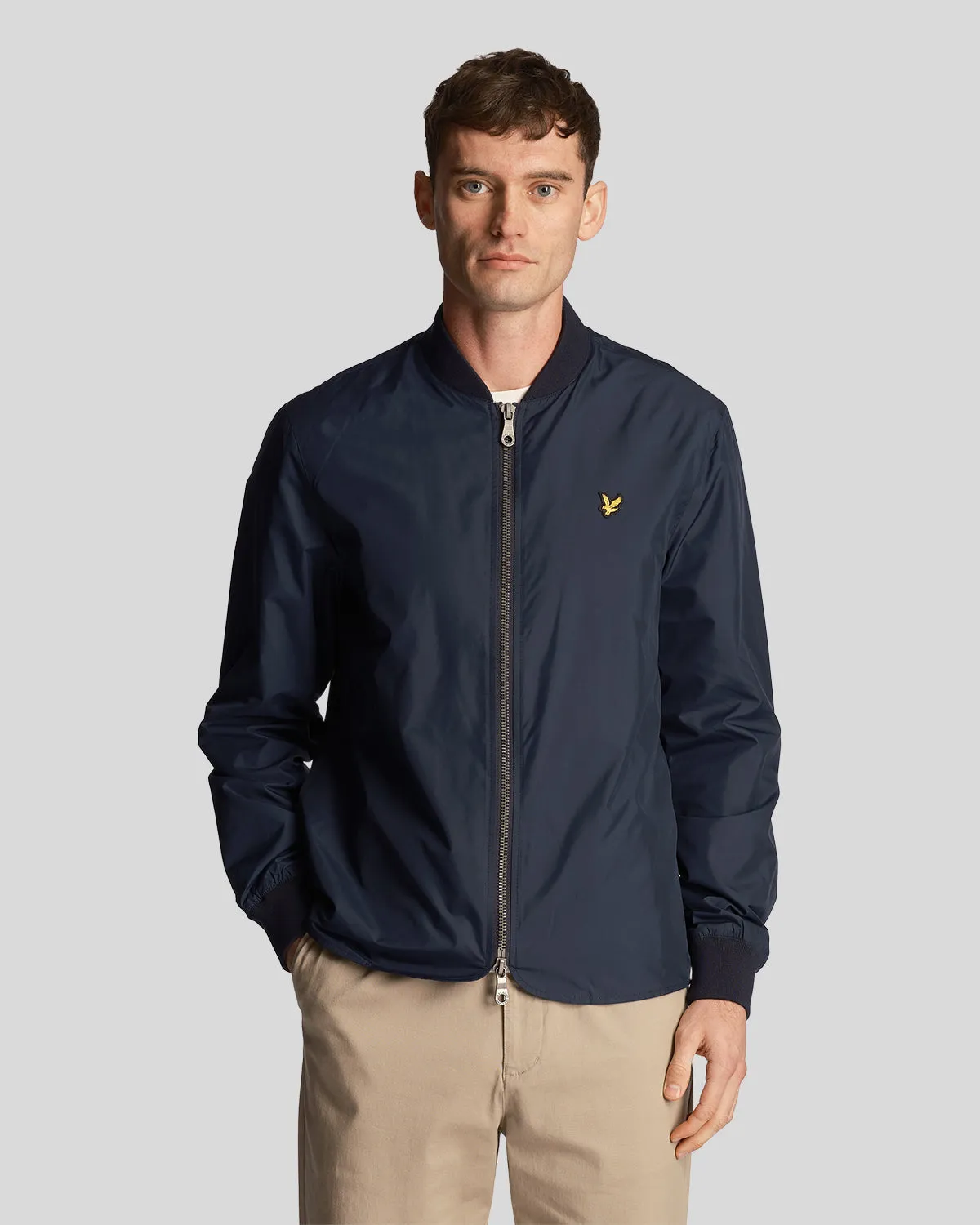 Lyle And Scott JK2006V Bomber Jacket Dark Navy
