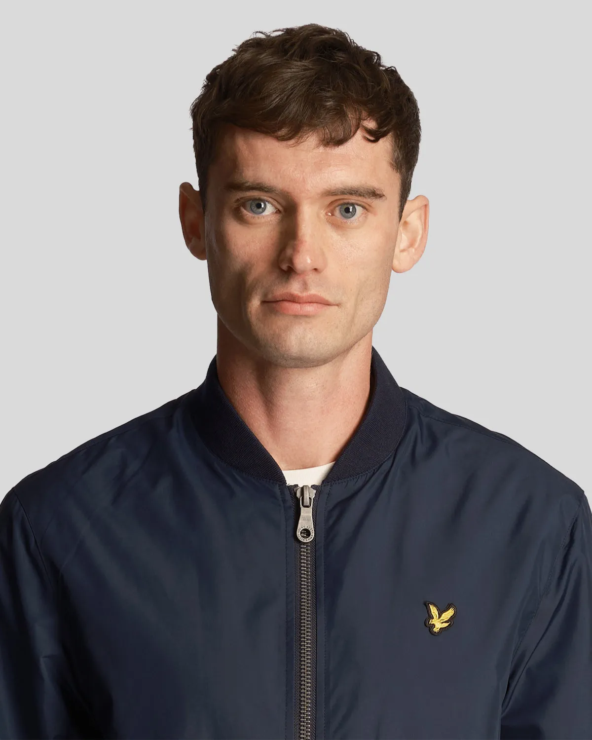 Lyle And Scott JK2006V Bomber Jacket Dark Navy