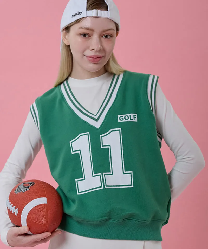 MACKY Golf: Eleven Sweat Vest - Green
