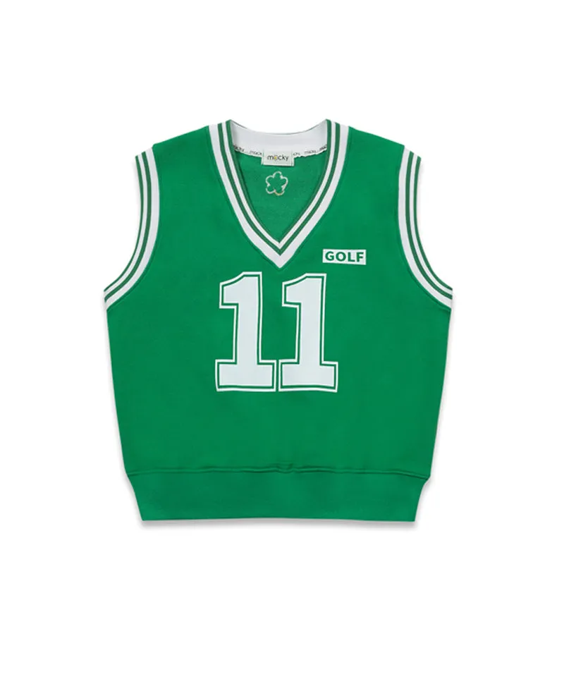 MACKY Golf: Eleven Sweat Vest - Green