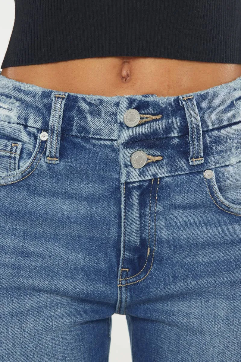 Medium High Rise Slim Straight Kancan Jeans