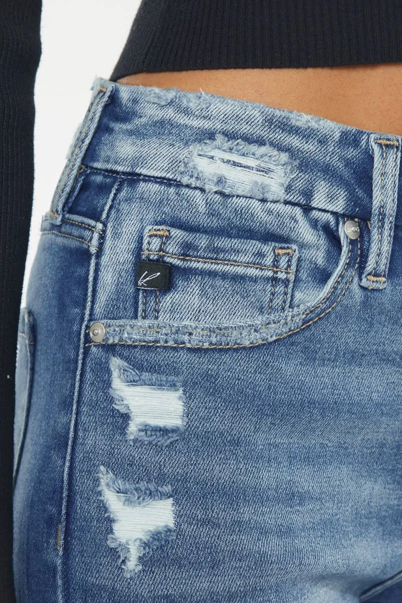 Medium High Rise Slim Straight Kancan Jeans