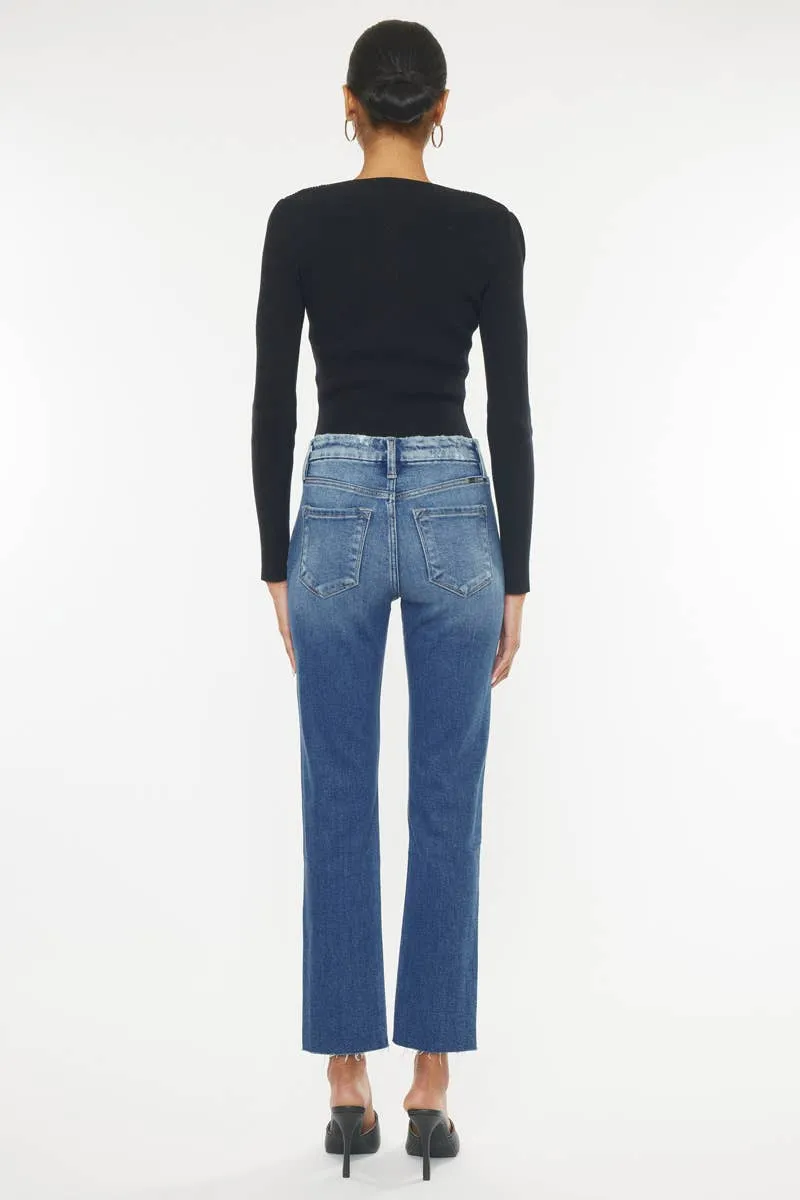 Medium High Rise Slim Straight Kancan Jeans