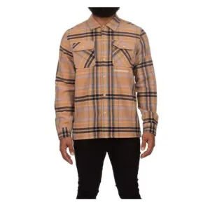 Men's BB Stardust Long Sleeve Woven, Latte
