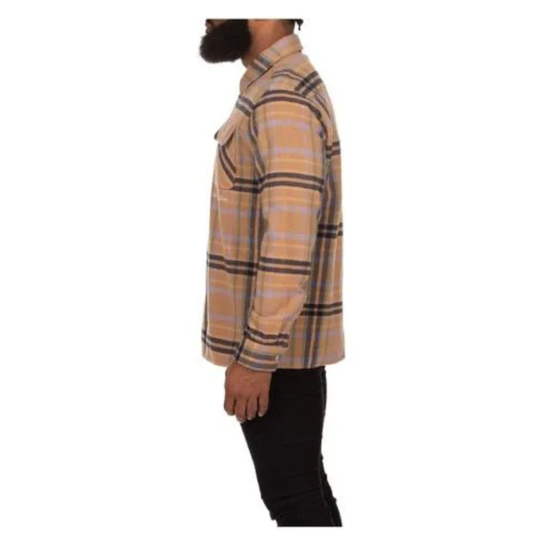 Men's BB Stardust Long Sleeve Woven, Latte