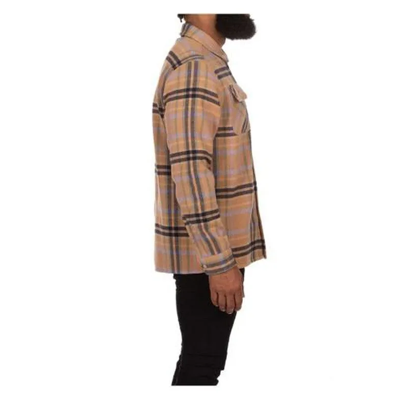 Men's BB Stardust Long Sleeve Woven, Latte