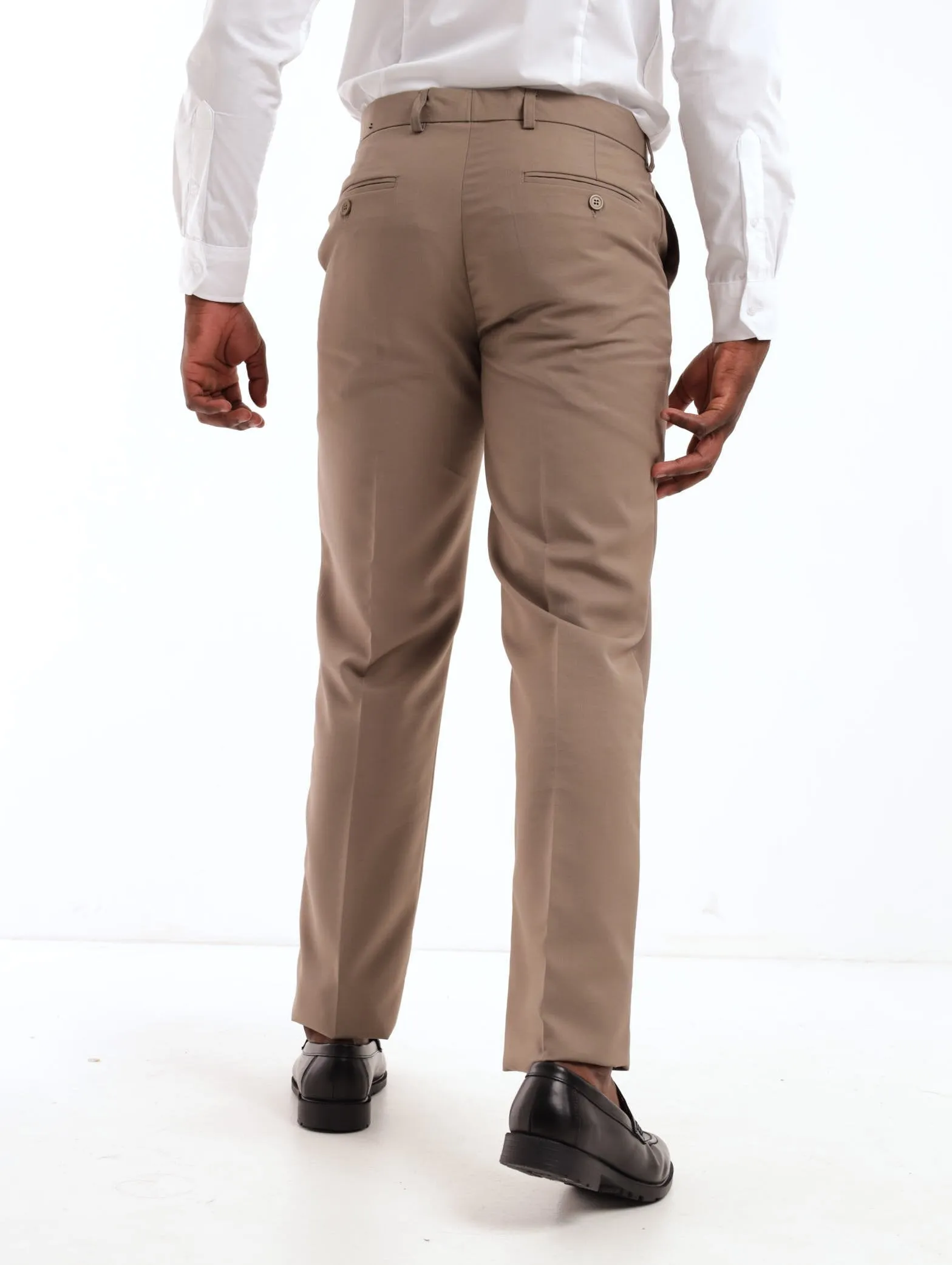 Men's Classic Twill Trouser - Stone