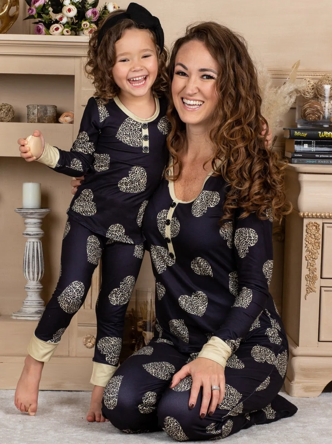 Mommy and Me Fierce Love Pajama Set