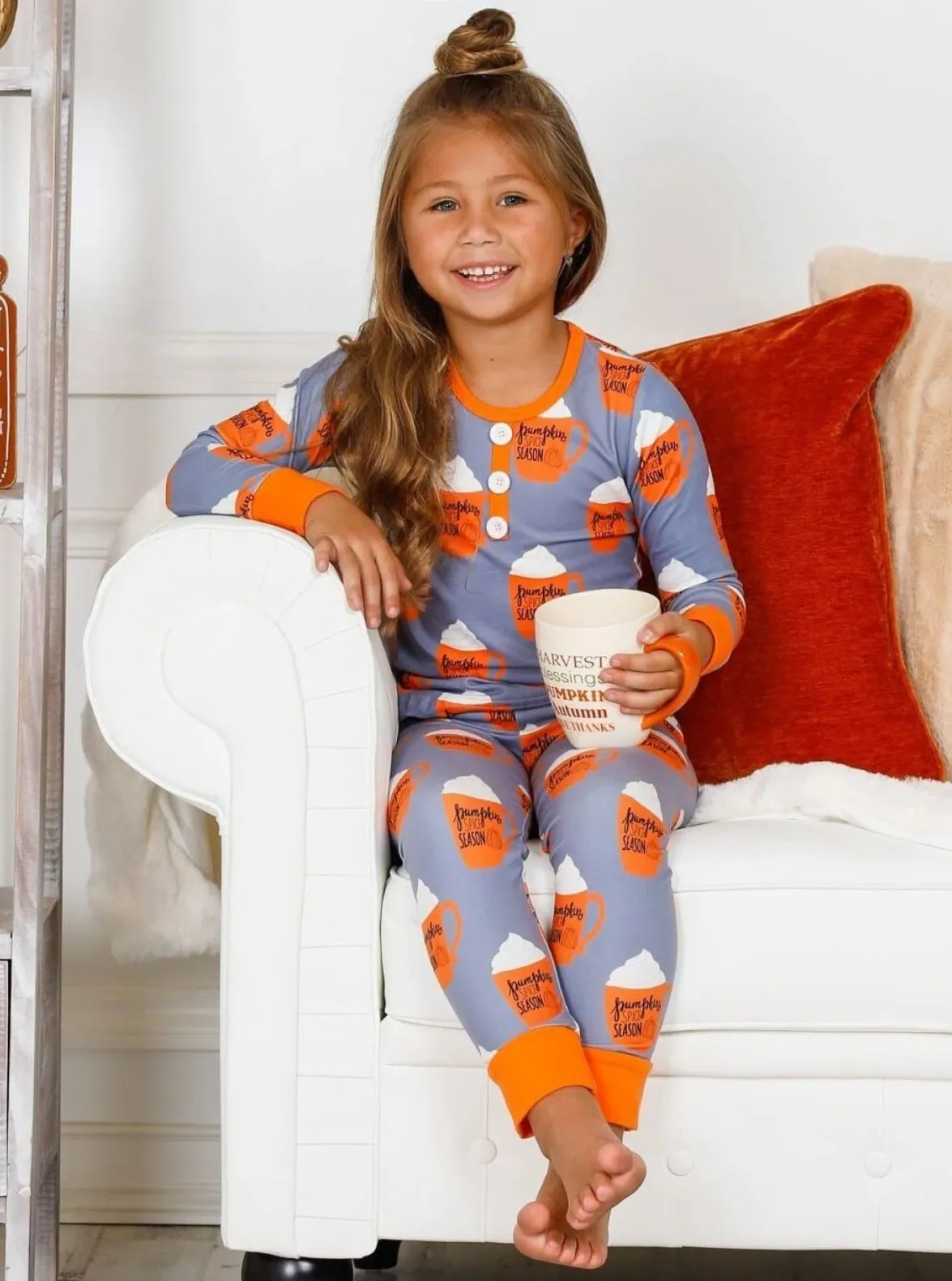 Mommy and Me Pumpkin Spice Season Pajama Set