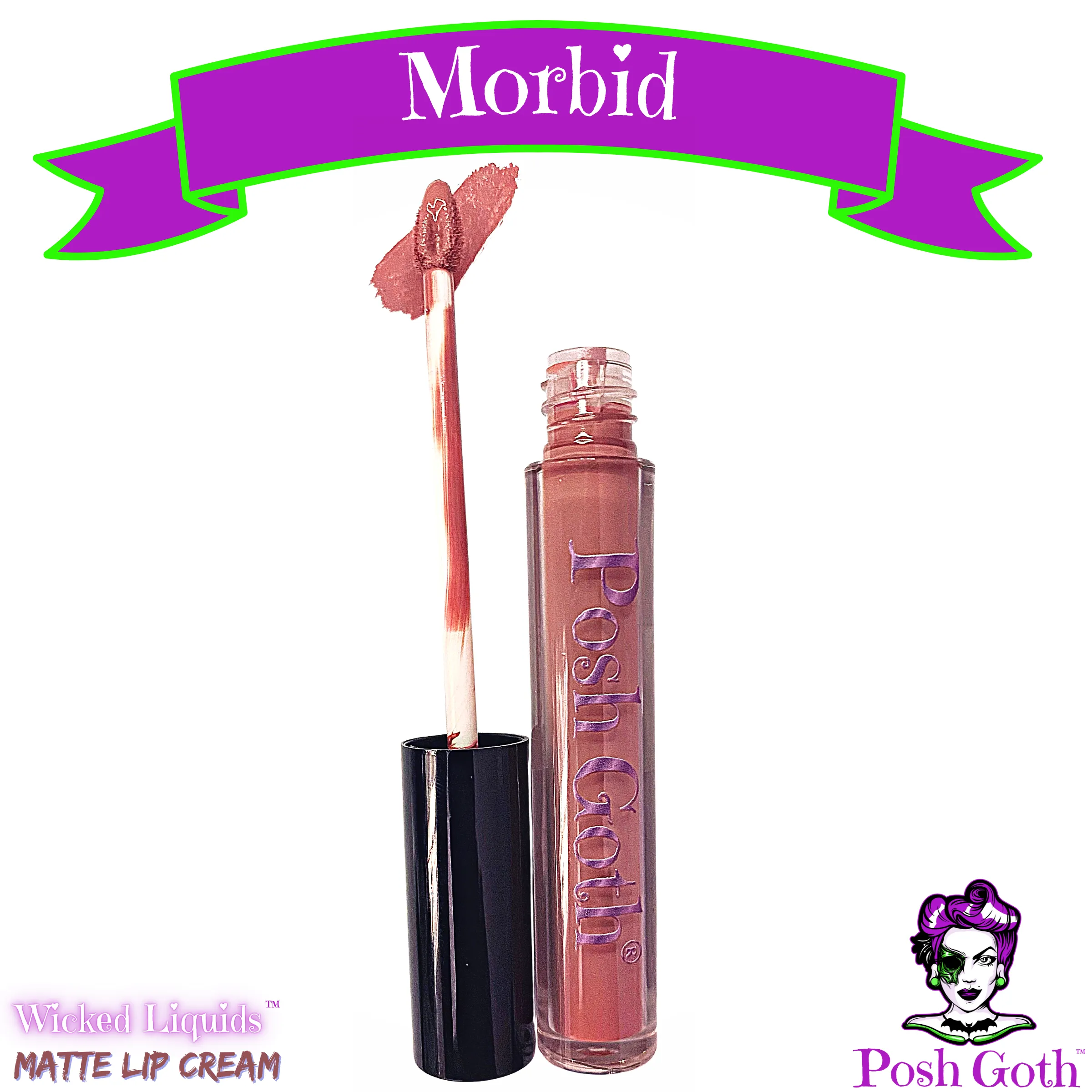 MORBID Wicked Liquids™ Peach/Flesh Color Lipstick Cream