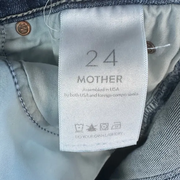 Mother Mid Rise Fray Jean  *Like New*
