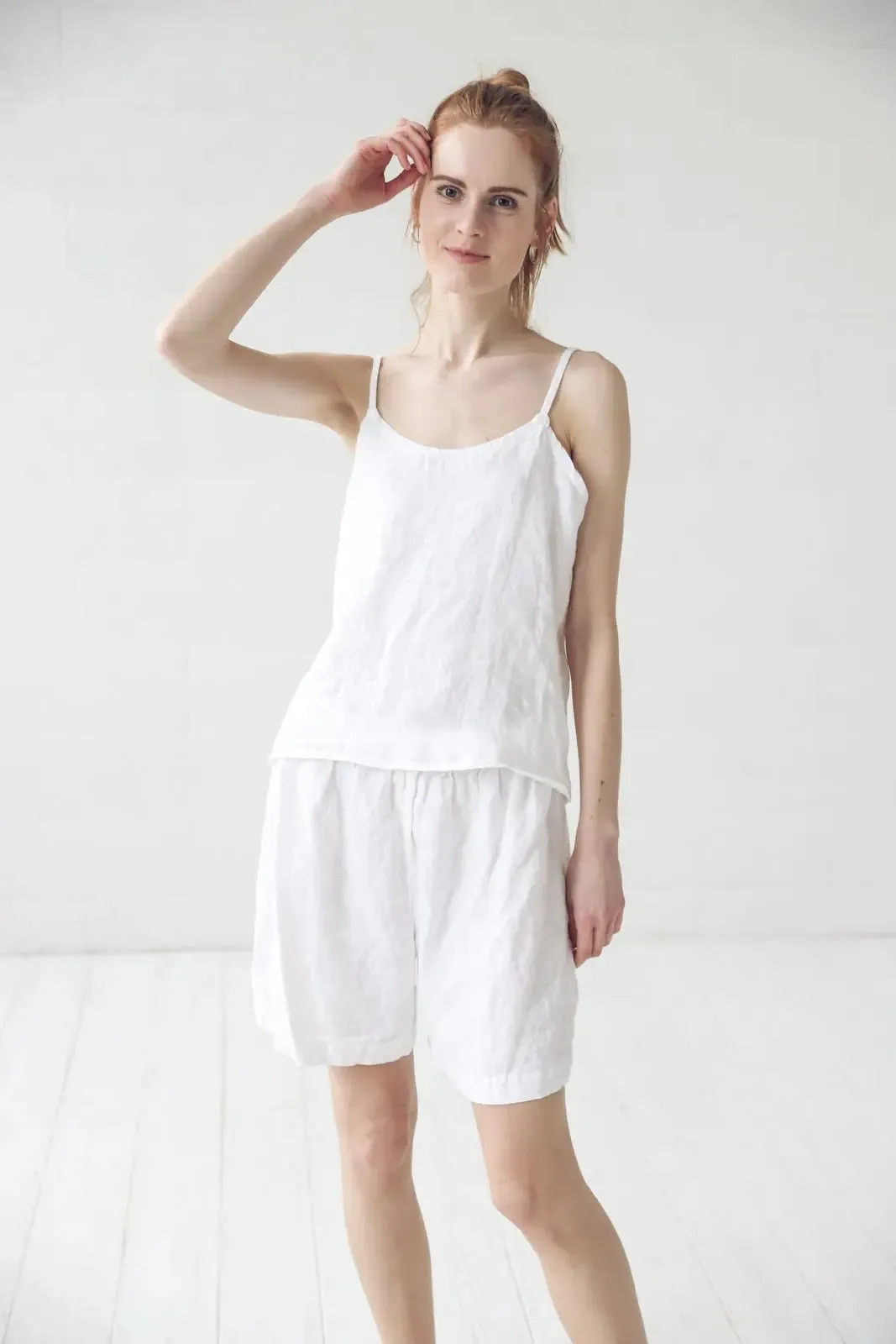 Natural Linen Pajama Set