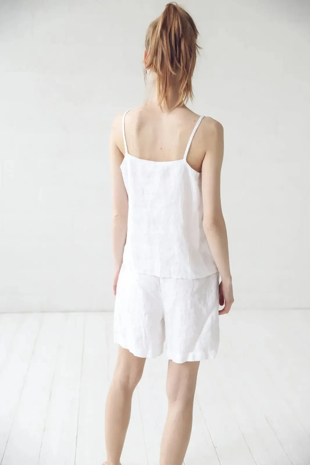 Natural Linen Pajama Set