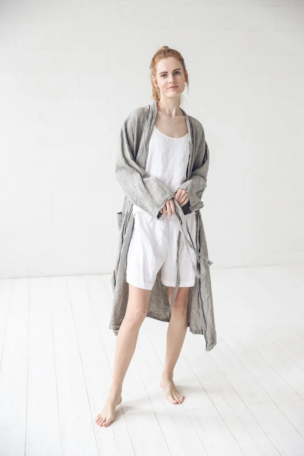 Natural Linen Pajama Set