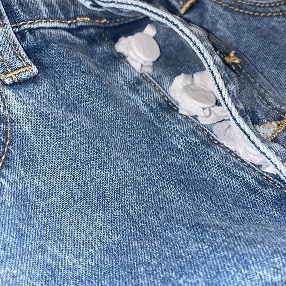 NWT WEWOREWHAT X REVOLVE The Danielle High Rise Vintage Straight Jeans