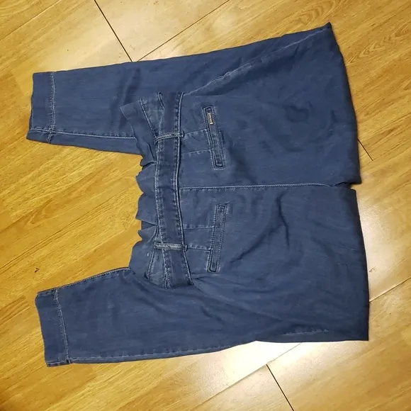 NWT WHBM paper bag waist straight ankle jeans size 6R