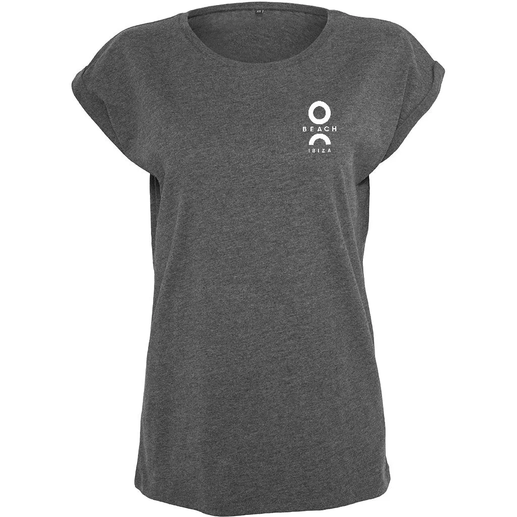 O Beach White Logo Women's Casual T-Shirt