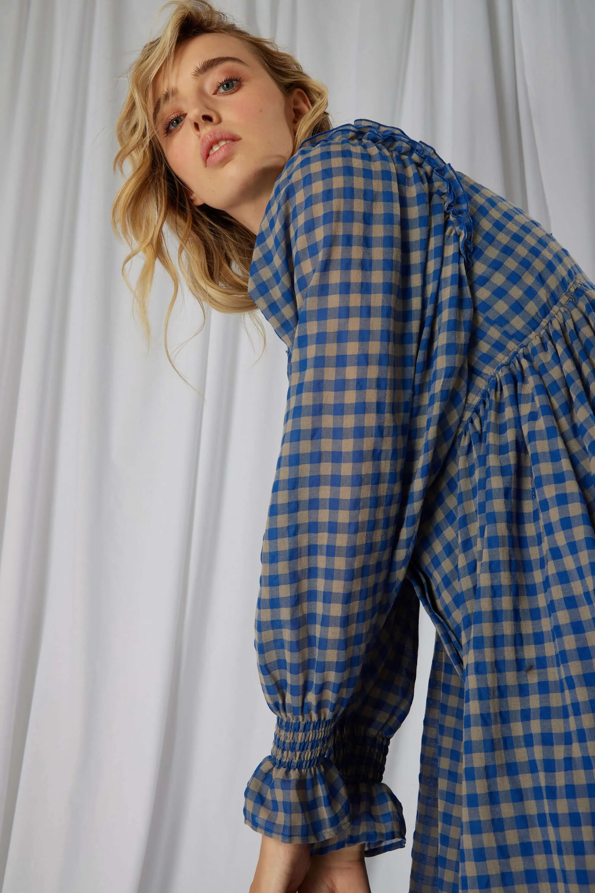 Oma dress in Major wool