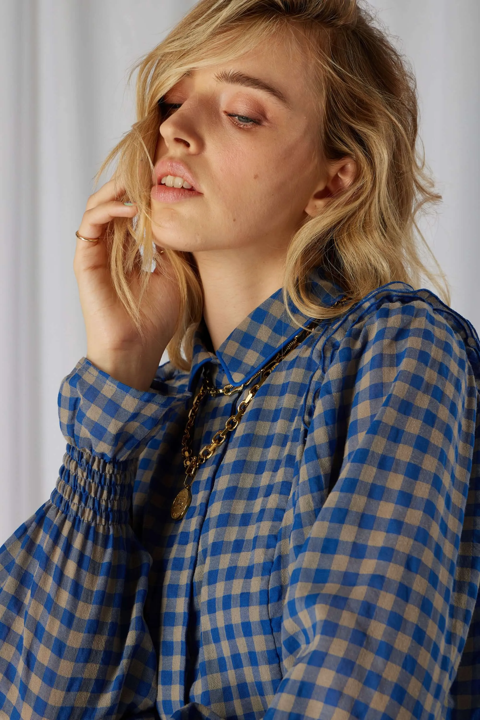 Oma dress in Major wool