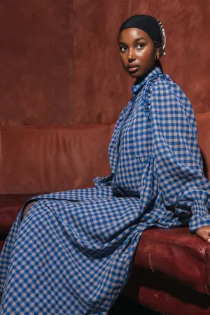 Oma dress in Major wool