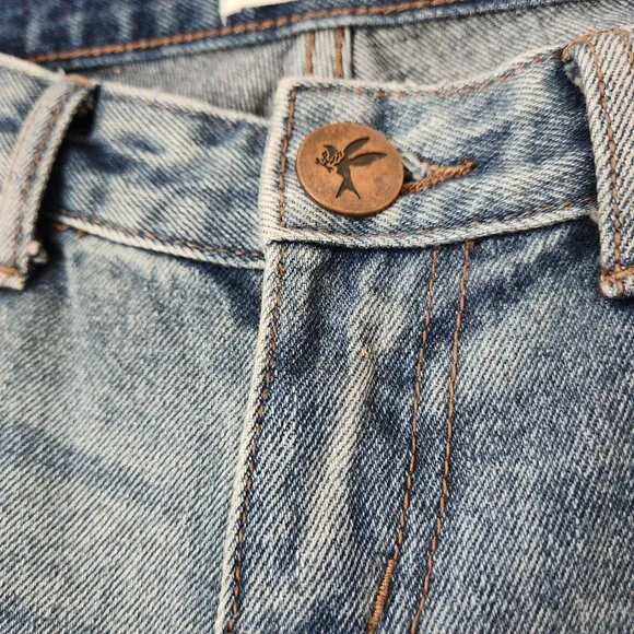 One x One Teaspoon Freebird Distressed Painted Rigid Skinny Jeans Ankle-Zip