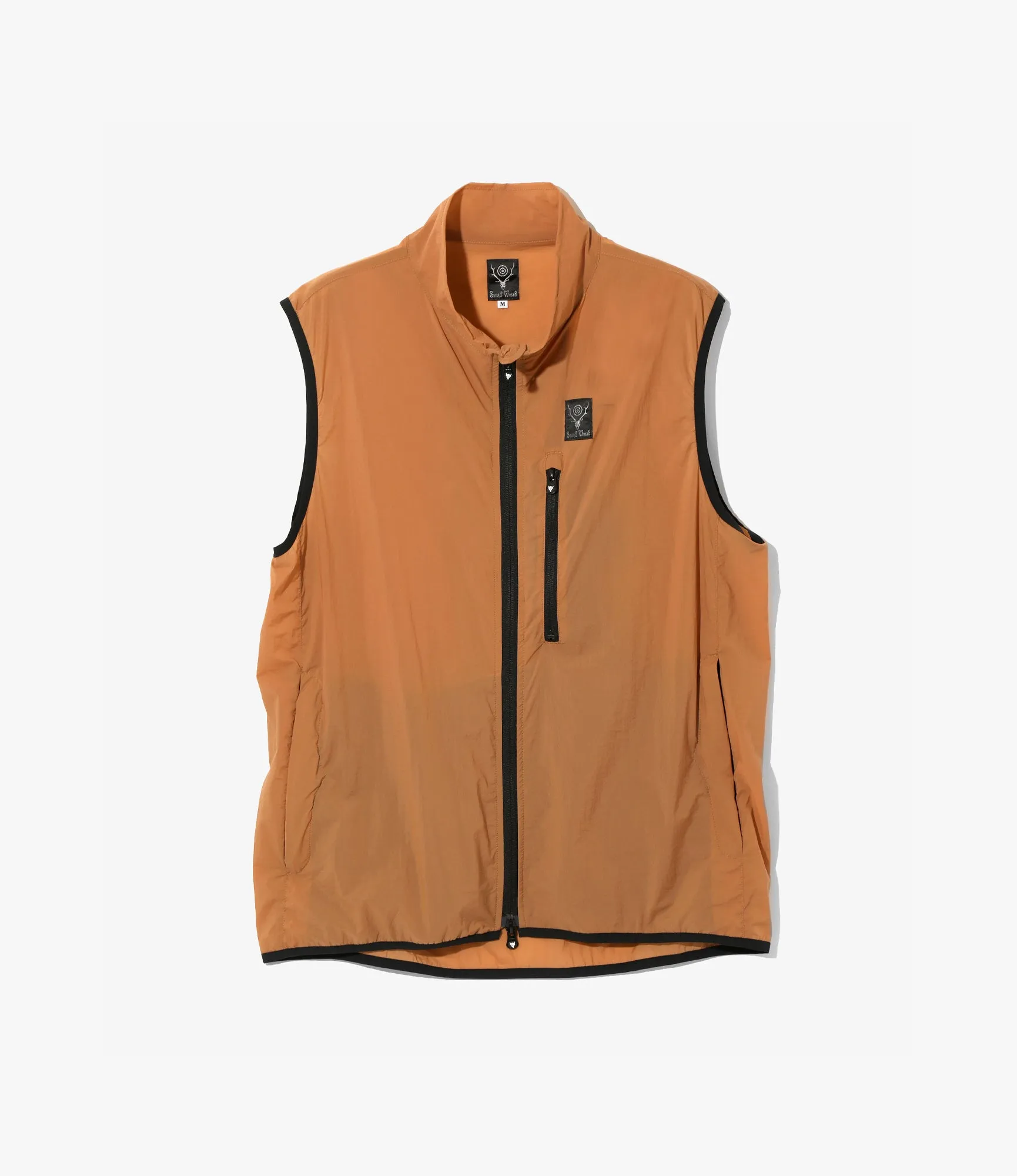 Packable Vest – Rust Micro Ripstop