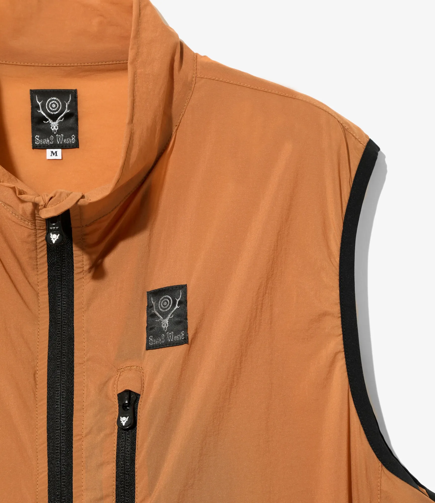 Packable Vest – Rust Micro Ripstop