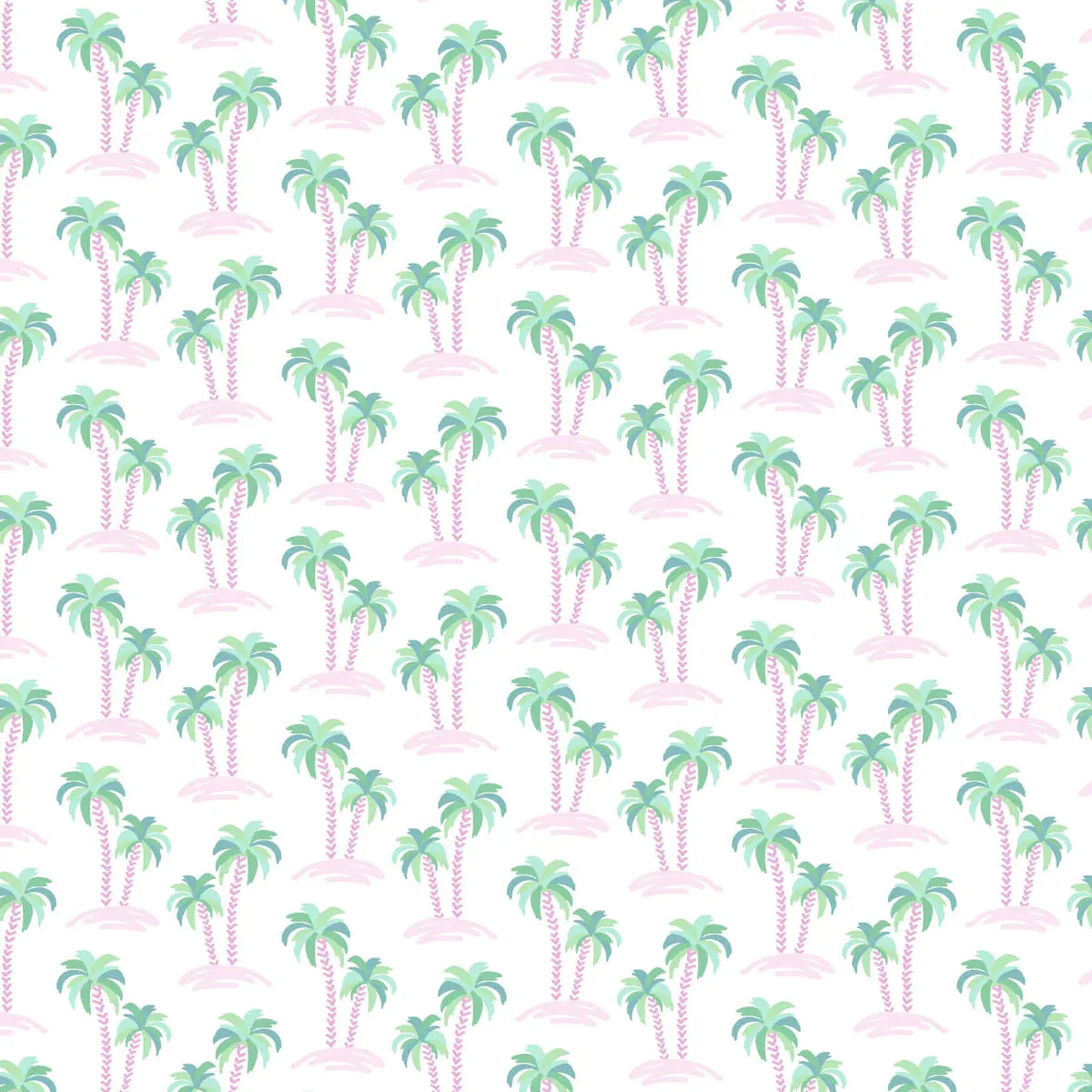 PARKER GIRLS' ZIPPER PAJAMA - PALM TREE ISLE PINK