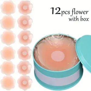 Pasties Silicone Nipple Cover Flower / 6 Pair
