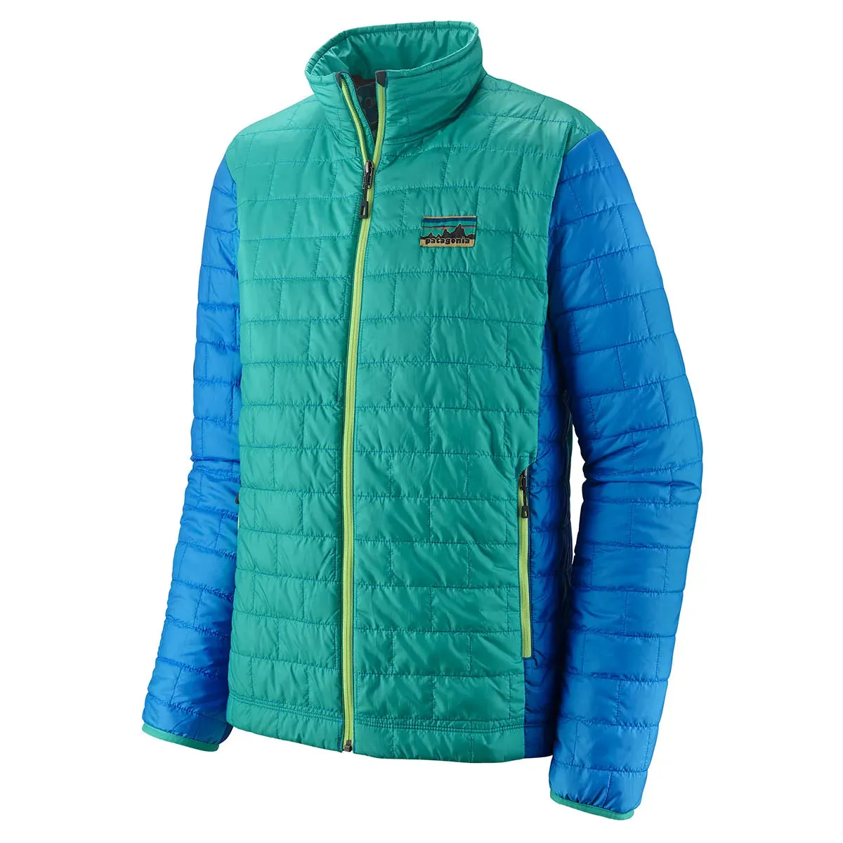 Patagonia Men's Nano Puff Jacket - STLE - Green & Blue