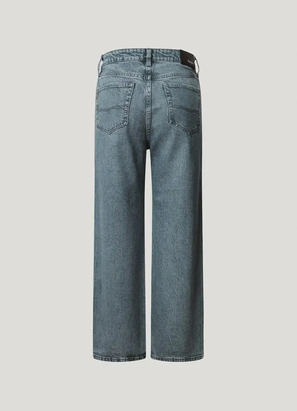 Pepe Jeans | Straight fit high waist- Lexa sky high  | UNO Grey