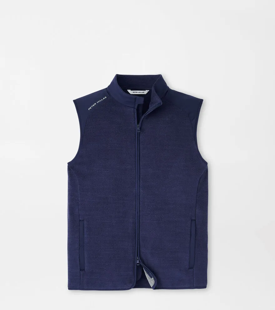 Peter Millar Mens Classic Fit Fade Vest- NAVY