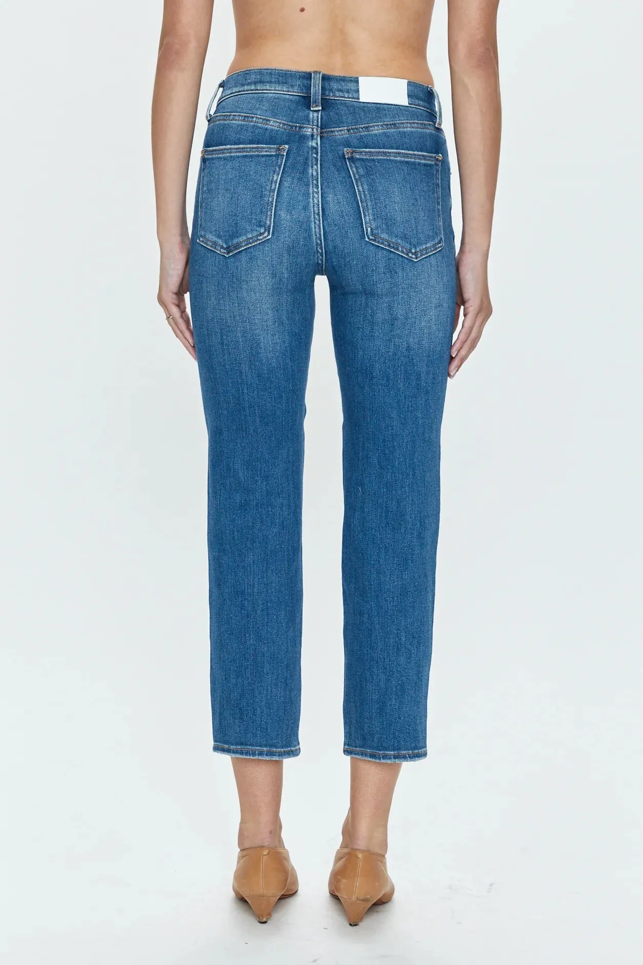 Pistola Monroe Crop High Rise Slim Cigarette