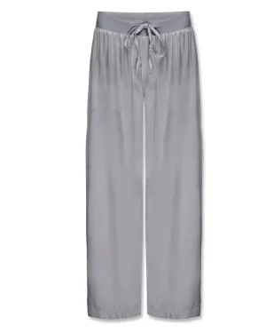 PJ Harlow Jolie Capri Satin Pant in Dark Silver