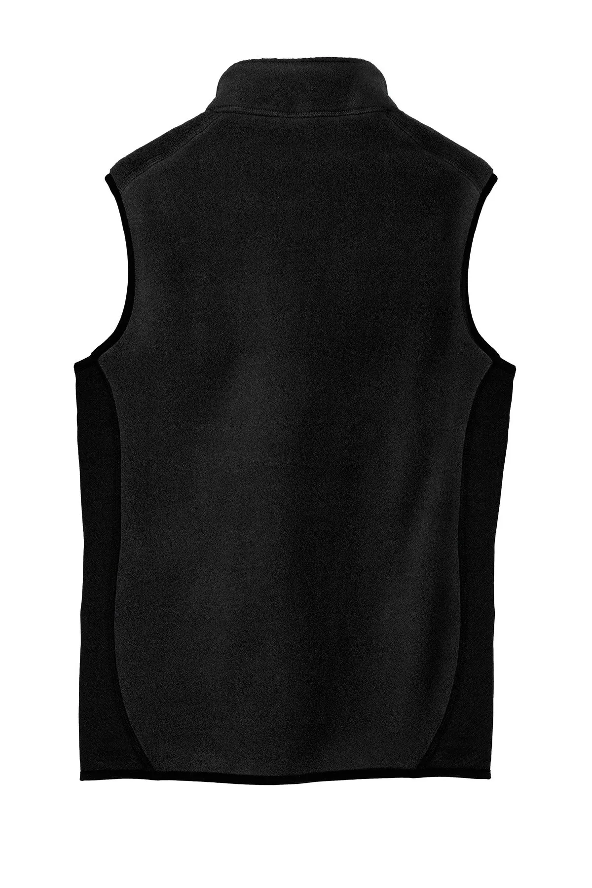 Port Authority R-Tek Pro Fleece Full-Zip Vest. F228 Black/ Black