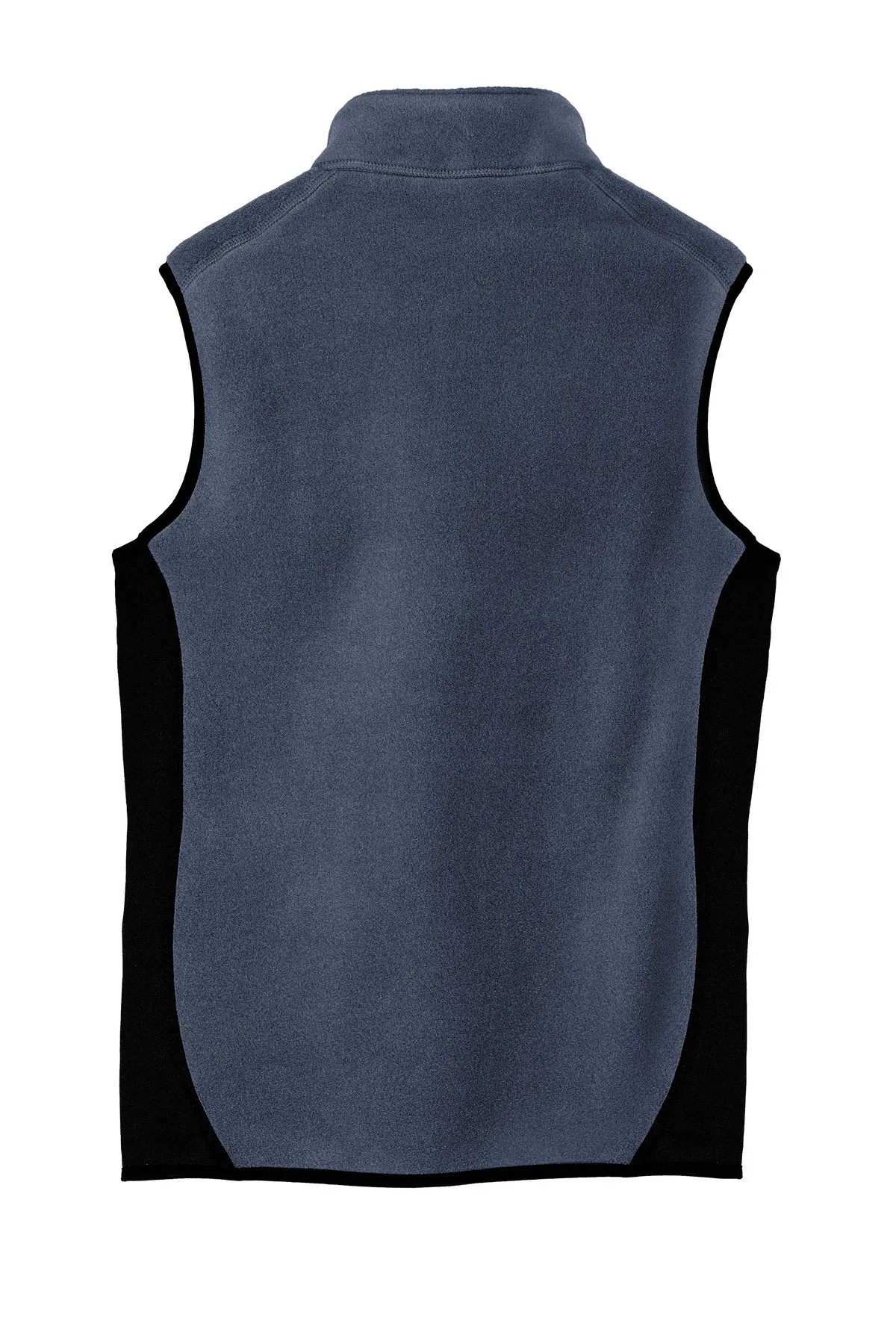 Port Authority R-Tek Pro Fleece Full-Zip Vest. F228 Navy Heather/ Black