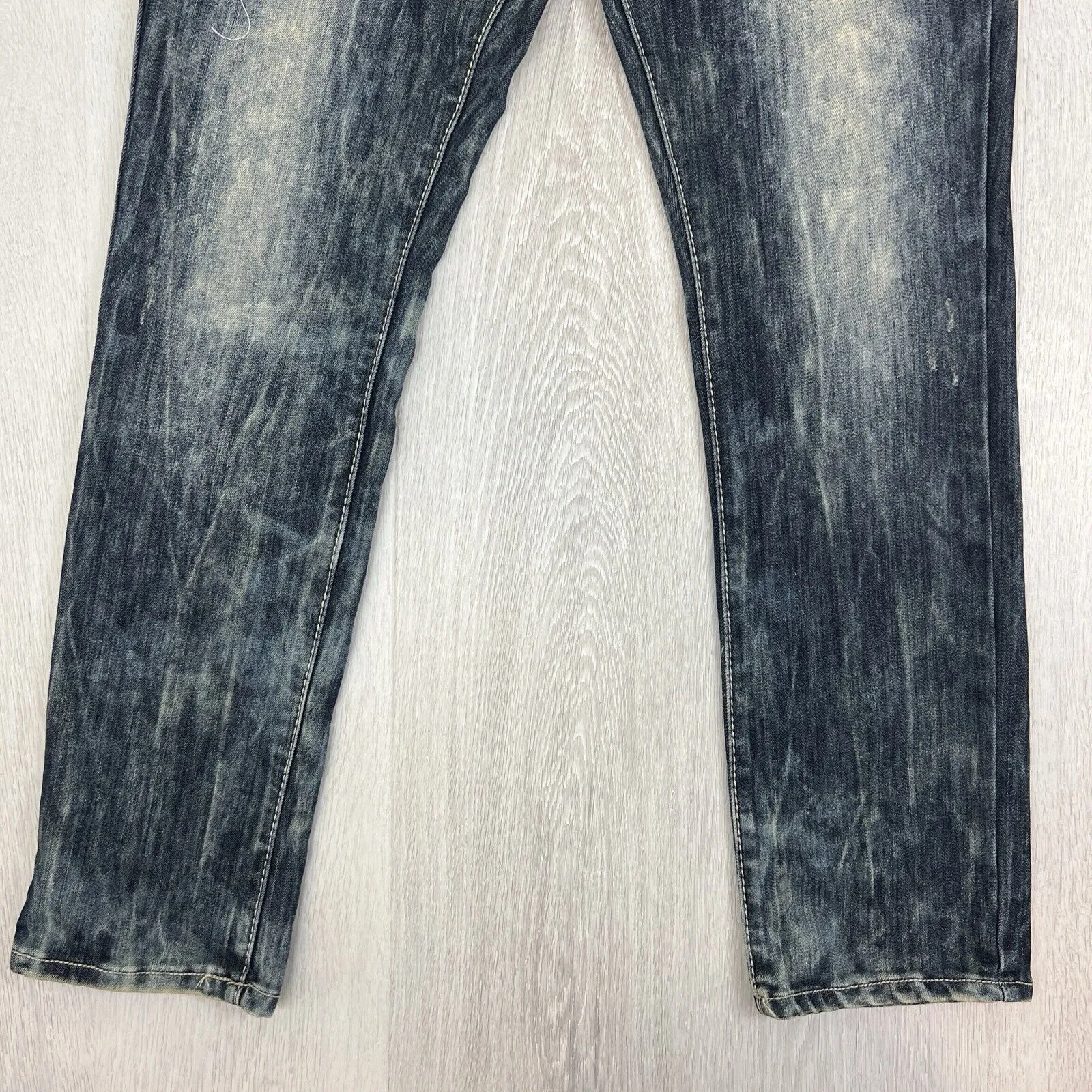 Premier by Rue 21 Womens 90s Y2K Distressed Denim Jeans Size 13/14R