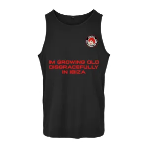 Red Jules Im Growing Old Disgracefully In Ibiza Men's Tank Top