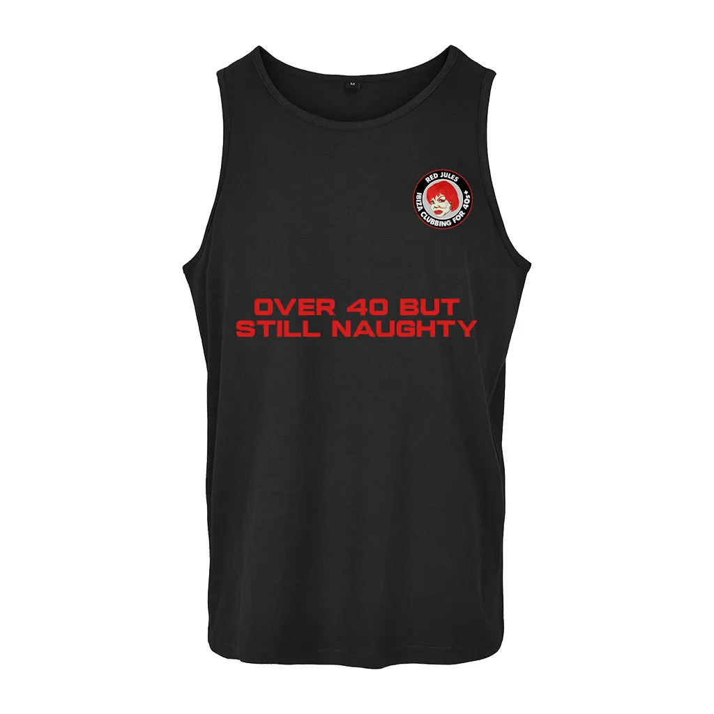 Red Jules Over 40 But Still Naughty Men's Tank Top